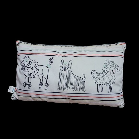 Dog lumbar pillows / set of 3 - Picture 1 of 5